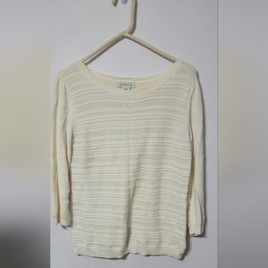 Light weight long sleeved beigh sweater